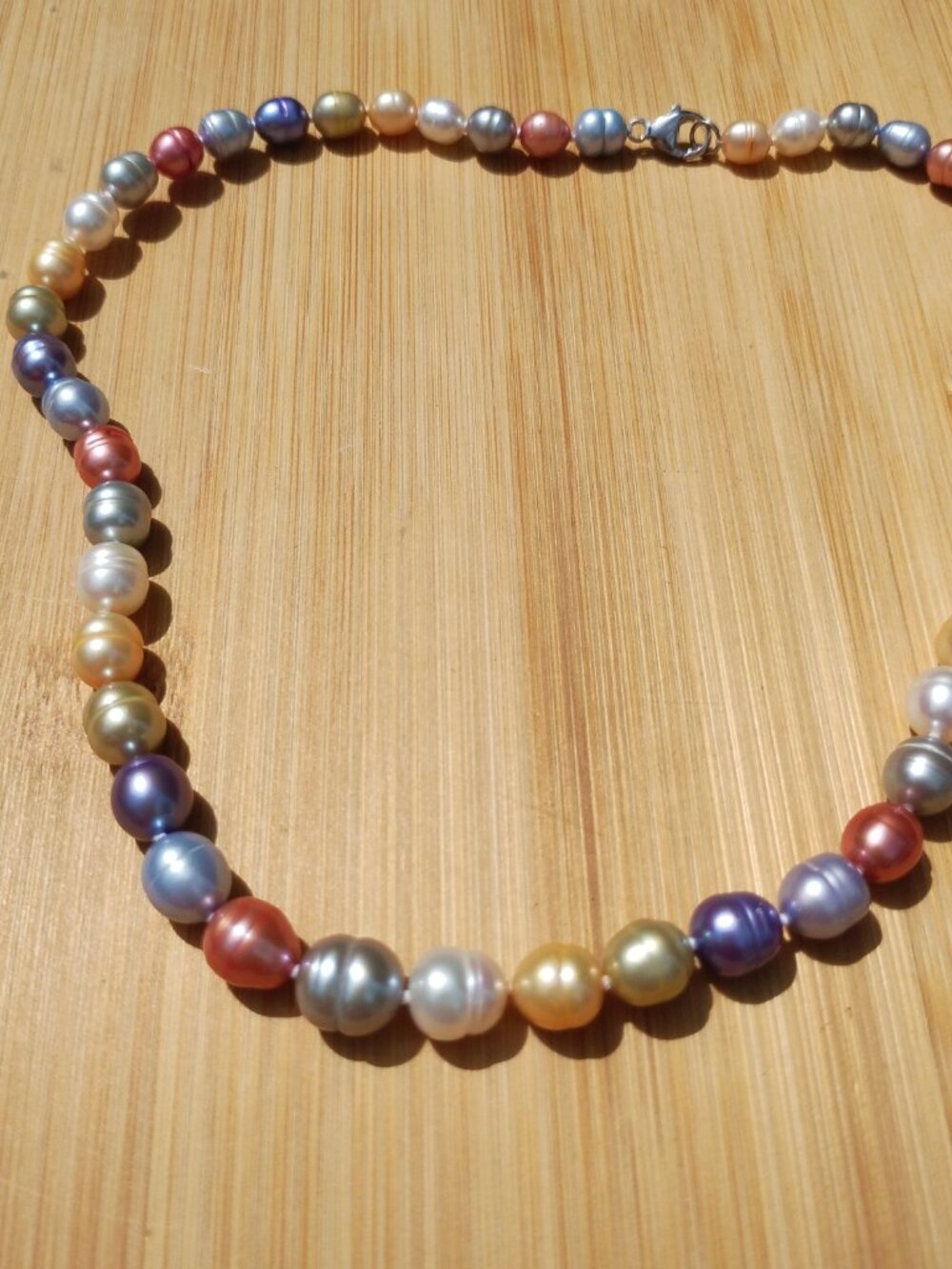 Honora Freshwater Pearl 925 Sterling Silver Wildflower collection necklace 18" - Picture 4 of 8